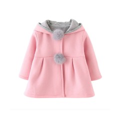frler frler Hasenohren Mantel fur Baby Madchen Mantel fur Madchen frler кроличьи ушки Пальто для девочки Пальто для девочки