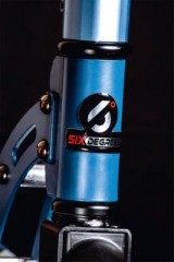 SIX DEGREES Aluminium Scooter 205 mm blau Алюминиевый самокат 205 мм синий