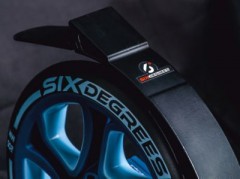 SIX DEGREES Aluminium Scooter 205 mm blau Алюминиевый самокат 205 мм синий