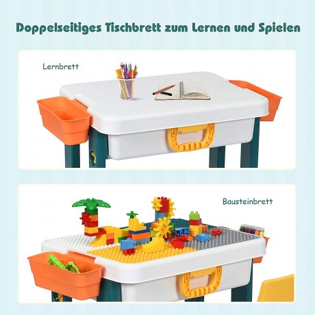 COSTWAY® Kinderschreibtisch 5 in 1 Детский письменный стол 5 в 1