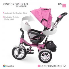 Miweba Kinderwagen Buggy Dreirad KS07 Schieber Трехколесная коляска KS07 слайдер