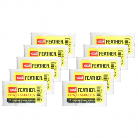 FEATHER New HI Stainless FH 10 10 x 10er Pack Новый HI Stainless FH 10 10 x 10 шт. в упаковке