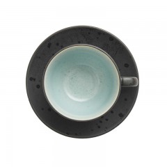 Bitz Bitz Gastro black / dark Tasse 0,22 L mit Untertasse 10 cm Set 4-tlg. Чашка Bitz Gastro черная/темная 0,22 л с блюдцем 10 см, набор из 4 шт.