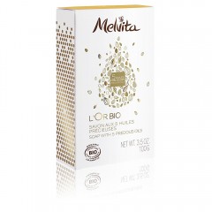 Melvita L#x27;Or Bio Savon Aux 5 Huiles Precieuses 100 Gr  L#x27;Or Bio Savon Aux 5 Huiles Precieuses 100 гр