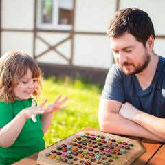 Piepmatz und Grunschnabel Sudoku aus Holz-Brettspiel Деревянная настольная игра судоку