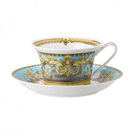 Rosenthal meets Versace Rosenthal Versace Prestige Gala Le Bleu Teetasse 0,22 L 2-tlg. Чашка для чая Rosenthal Versace Prestige Gala Le Bleu 0,22 л 2 шт.