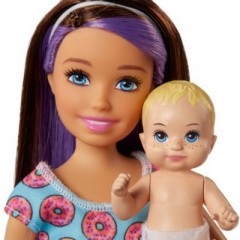 Mattel Barbie Skipper Babysitter Puppe (brunett) Кукла-няня Barbie Skipper (брюнетка)
