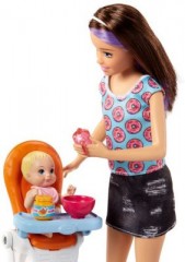 Mattel Barbie Skipper Babysitter Puppe (brunett) Кукла-няня Barbie Skipper (брюнетка)