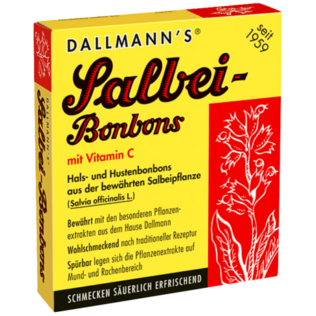 Dallmann&#x27;s  Леденцы с шалфеем и витамином C, 20 шт.