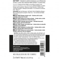 Sante Deep Purify Maske Aktivkohle &amp; naturliche Salizylsaure aus der Weidenrinde  Маска Deep Purify Активированный уголь и натуральная салициловая кислота из коры ивы