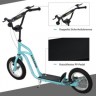 HOMCOM Kinderroller mit hohenverstellbaren Lenker Детский самокат с регулируемым по высоте рулем.
