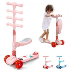 Arkmiido Kinderroller faltbarer Scooter mit LED Rader Детский самокат складной самокат со светодиодными колесами