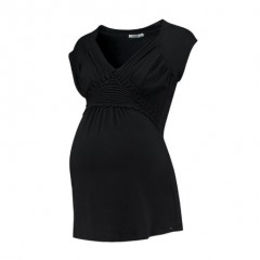 LOVE2WAIT Stillshirt Tencel Black