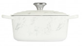 Le Creuset LE CREUSET Br\u00e4ter 24 cm White Marble SIGNATURE Weiss LE CREUSET Br&gt;4ter 24 см Белый Мрамор SIGNATURE