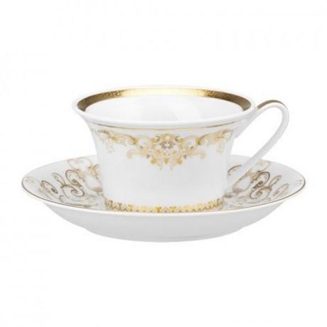 Rosenthal meets Versace Rosenthal Versace Medusa Gala Gold Teetasse 2-tlg. 0,22 L Rosenthal Versace Medusa Gala Золотая чашка для чая 2 шт. 0,22 л