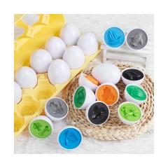 Vetaka Dinosaurier Eier Sortierspiel Montessori Spielzeug fur Kinder Монтессори-игры по сортировке яиц динозавров для детей