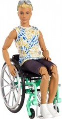 Mattel Barbie Fashionistas Ken Puppe (blond) mit Rollstuhl Кукла Barbie Fashionistas Ken (блондинка) с инвалидной коляской