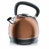 Arendo Arendo Wasserkocher, 1,7 l, 2200 W, Edelstahl Retro Style Vintage, Uberhitzung Trockenkochschutz, kupfer Чайник Arendo, 1,7 л, 2200 Вт, нержавеющая сталь, ретро-стиль, винтаж, защита от перегрева, защита от выкипания, медь