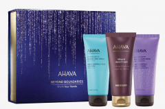 AHAVA holiday gift set IT'S IN YOUR HANDS  Korperpflegeset Подарочный набор: 3 увлажняющий арома крема для рук