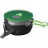 OPTIMUS OPTIMUS Topf-Set Camping Kochset Terra Camp 4 Geschirr, Kuche Topf Pfanne Alu 1,16 kg grun / schwarz Набор кастрюль OPTIMUS, походный набор для приготовления пищи Terra Camp, 4 блюда, кухонная кастрюля, алюминий, 1,16 кг
