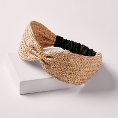 The Hair Edit Raffia Woven Headband  повязка на голову из рафии