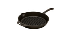 Petromax Petromax Grill-Feuerpfanne gp30, mit Pfannenstiel schwarz, 1 Henkel, O 30cm  schwarz Сковорода-гриль Petromax gp30, с черной ручкой, 1 ручка, O 30см