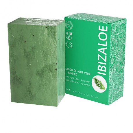 Ibizaloe Ibizaloe Jabon De Aloe Vera + Romero Ibizaloe  Ibizaloe Jabon De Aloe Vera + Romero Ibizaloe