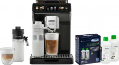 De'Longhi De'Longhi Kaffeevollautomat Eletta Explore ECAM 450.55 G, Grau, inkl. Pflegeset im Wert von € 31,99 UVP  Полностью автоматическая кофемашина De'Longhi Eletta Explore ECAM 450.55 G, серая, включая наор для ухода, рекомендуемая розничная цена 31,9