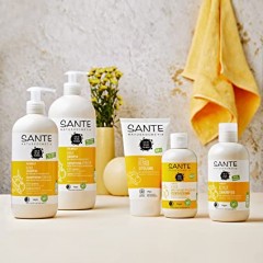 Sante Shampoo Repair, Санте Sante Восстанавливающий шампунь с органическим оливковым маслом и гороховым протеином, 250 мл