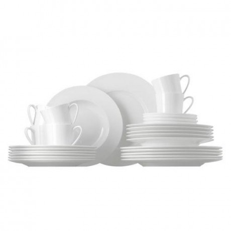 Rosenthal Rosenthal Jade Weiss Kombiset 30 tlg. Комбинированный набор Rosenthal Jade Weiss из 30 предметов.