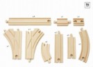 BRIO Grosses Guterbahnhofset inkl. 9 BAHN SCHIENEN Mittleres Schienen-Sortiment Комплект для больших грузовых станций, включая 9 ЖЕЛЕЗНОДОРОЖНЫХ ПУТЕЙ Средний диапазон путей