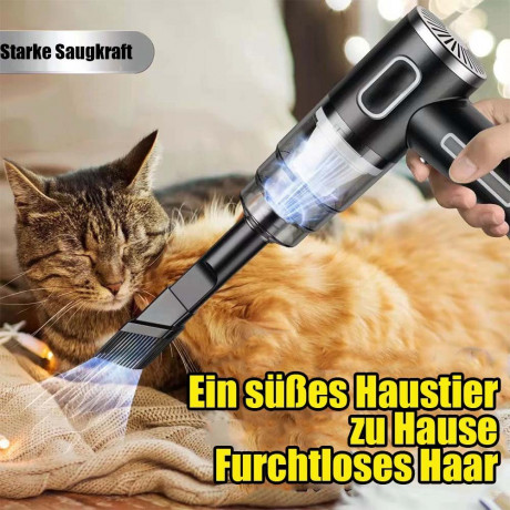 MOUTEN MOUTEN Akku-Handstaubsauger Kabelloser, wiederaufladbarer tragbarer Handstaubsauger mit 12000PA, Kabelloser Autostaubsauger Grun Беспроводной ручной пылесос MOUTEN Беспроводной перезаряжаемый портативный ручной пылесос с 12000PA, беспроводной автом