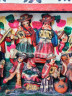Композиция винтажная Retablos "Музыканты", гипс, ручная роспись, 16 x 7,5 x 17,5 см, Германия, 1960-70гг.