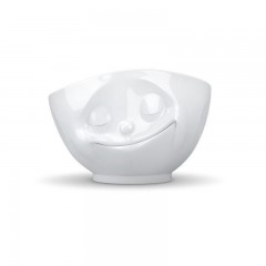 Fiftyeight Products TV Tassen Schale weiss glucklich 0,5 L Миска для телевизора белая happy 0,5 л