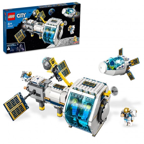 LEGO 3er Set НАБОР ЛЕГО: 60348 Луноход + 60349 Лунная космическая станция + 60350 Лунная научная база