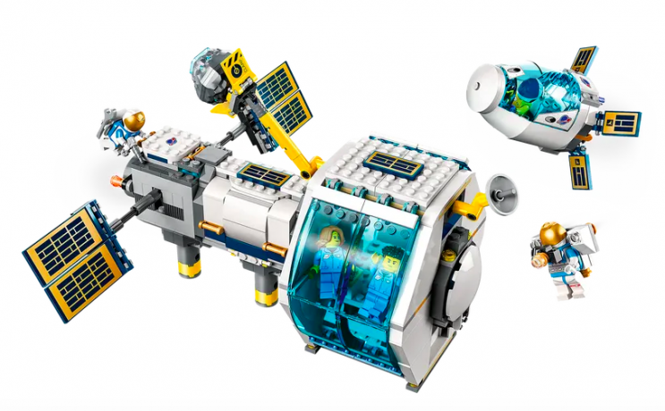LEGO 3er Set НАБОР ЛЕГО: 60348 Луноход + 60349 Лунная космическая станция + 60350 Лунная научная база