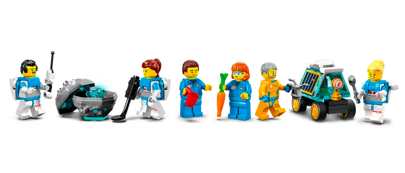 LEGO 3er Set НАБОР ЛЕГО: 60348 Луноход + 60349 Лунная космическая станция + 60350 Лунная научная база