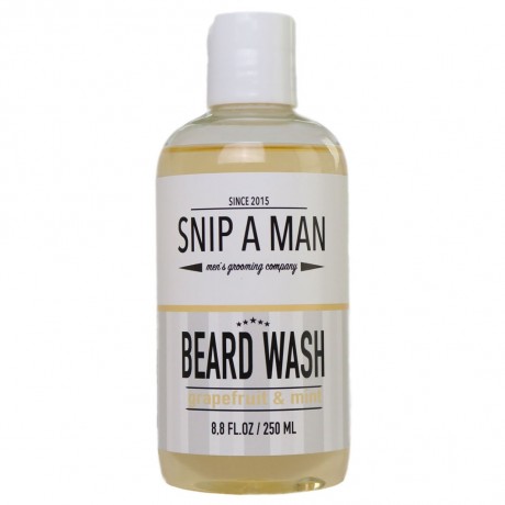 SNIP A MAN Beard Wash grapefruit & mint Средство для мытья бороды с грейпфрутом и мятой