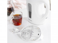 Tristar Tristar Wasserkocher Tristar WK-3380 Wasserkocher schnurlos Weiss, 1.70 l, 2200 W Schwarz Чайник Tristar Чайник Tristar WK-3380 беспроводной белый, 1,70 л, 2200 Вт