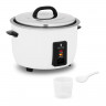 Royal Catering Royal Catering Reiskocher Gastro Reiskocher Elektrisch Dampfkocher Reiskochtopf Gemusegarer 10 L, 1550 W  Рисоварка Royal Catering Гстроварка для рисования Электрическая пароварка Кастрюля для приготовления риса Овощная плита 10 л, 1550 Вт