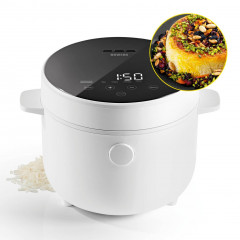 N8WERK N8WERK Reiskocher mit 5 Kochmodi und Dampfgarer-Einsatz Cooker Multikocher, 400 W schwarz Рисоварка N8WERK с 5 режимами приготовления и пароваркой-мультиваркой, 400 Вт