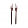 ASA SELECTION ASA Wood Dark Akazie Massiv Holzgabel Set 2-tlg. l: 15 cm Набор вилок ASA Wood Dark Acacia из цельного дерева, состоящий из 2 предметов. Д: 15 см