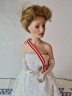 FRANKLIN HEIRLOOM DOLLS Фарфоровая Коллекционная Кукла в белом платье, 44см х 20 см, 1980-90гг.
