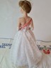 FRANKLIN HEIRLOOM DOLLS Фарфоровая Коллекционная Кукла в белом платье, 44см х 20 см, 1980-90гг.