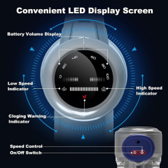 Jajibot Jajibot Akku-Hand-und Stielstaubsauger, 250,00 W, Beutellos, 26000Pa Staubsauger Kabelloser LED-Anzeige, 6-in-1 Leicht Akkusauger  Беспроводной ручной и стержневой пылесос Jajibot, 250,00 Вт, без мешка, пылесос 26000 Па, беспроводной светодиодный 