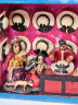 Композиция винтажная Retablos "Магазин шляпок", гипс, ручная роспись, 16 x 8 x 17,5 см, Германия, 1960-70гг.