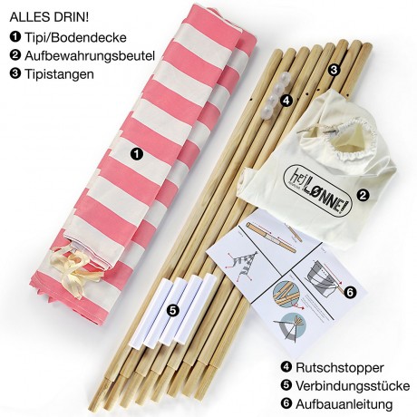 P:OS Hej Loenne Tipi Zelt fur Kinder Hej Loenne типи палатка для детей