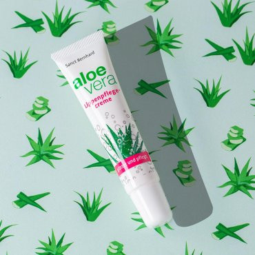 Kraueterhaus Sanct Bernhardt Aloe Vera Lip Care Cream SPF 6 Крем для ухода за губами с алоэ вера SPF 6, 15мл