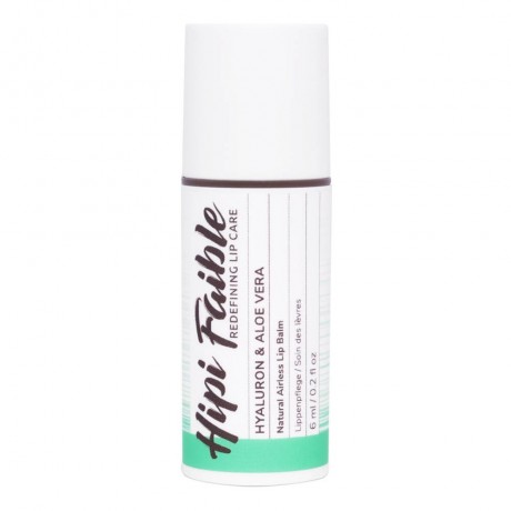 Hipi Faible Natural Airless Lipbalm Hyaluron & Aloe Vera 6ml  Натуральный безвоздушный бальзам для губ с гиалуроновой кислотой и алоэ вера 6 мл