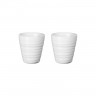 ASA SELECTION ASA Thermo Thermobecher Espresso Set 2-tlg. twisted weiss 0,08 L / h: 7 cm Набор термо-термо чашек ASA для эспрессо, 2 шт. скрученный белый 0,08 л/ч: 7 см